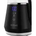 Чайник электрический Kitfort КТ-6696 1л. 1100Вт черный/серебристый корпус: стекло/пластик (KT-6696)