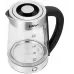 Чайник электрический Kitfort КТ-6764 2.2л. 1800Вт черный/серебристый корпус: стекло/металл/пластик (KT-6764)