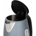 Чайник электрический Midea MK-8025 1.7л. 2200Вт серый корпус: металл/пластик