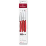 Набор ножей кухон. Victorinox Swiss Classic 6.7111.34C1 для овощей компл.:3предм. красный европодвес Набор ножей кухон. Victorinox Swiss Classic 6.7111.34C1 для овощей компл.:3предм. красный европодвес