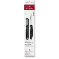 Набор нож/овощеч. Victorinox Swiss Classic 6.7113.21 компл.:2предм. черный европодвес Набор нож/овощеч. Victorinox Swiss Classic 6.7113.21 компл.:2предм. черный европодвес
