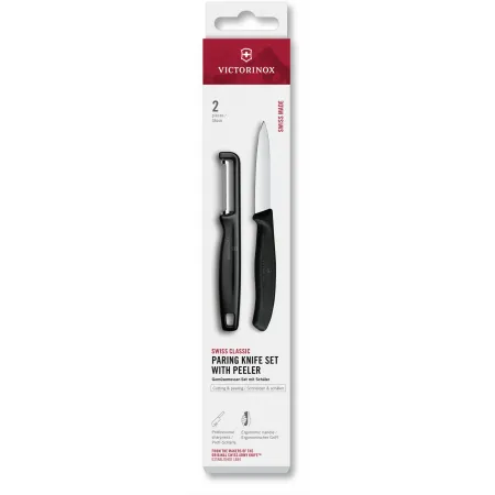 Набор нож/овощеч. Victorinox Swiss Classic 6.7113.21 компл.:2предм. черный европодвес Набор нож/овощеч. Victorinox Swiss Classic 6.7113.21 компл.:2предм. черный европодвес