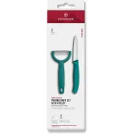 Набор нож/овощеч. Victorinox Swiss Classic 6.7114.22C1 компл.:2предм. зеленый европодвес