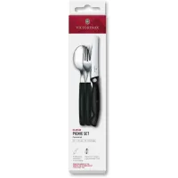 Набор столовых приборов Victorinox Swiss Classic для пикника/офиса набор из 3предм. черный (6.7193.3F) Набор столовых приборов Victorinox Swiss Classic для пикника/офиса набор из 3предм. черный (6.7193.3F)