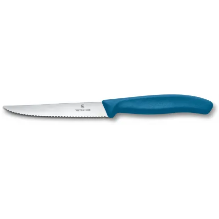 Нож кухонный Victorinox Swiss Classic 6.7232.C1 для стейка/пиццы лезв.110мм серрейт. заточка синий Нож кухонный Victorinox Swiss Classic 6.7232.C1 для стейка/пиццы лезв.110мм серрейт. заточка синий