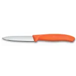 Нож кухонный Victorinox Swiss Classic (6.7609.C1) для чистки овощей и фруктов лезв.80мм прямая заточка оранжевый Нож кухонный Victorinox Swiss Classic (6.7609.C1) для чистки овощей и фруктов лезв.80мм прямая заточка оранжевый
