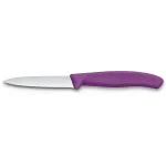 Нож кухонный Victorinox Swiss Classic (6.7635.C1) для чистки овощей и фруктов лезв.80мм серрейт. заточка пурпурный Нож кухонный Victorinox Swiss Classic (6.7635.C1) для чистки овощей и фруктов лезв.80мм серрейт. заточка пурпурный
