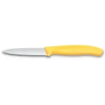 Нож кухонный Victorinox Swiss Classic (6.7638.C1) для чистки овощей и фруктов лезв.80мм серрейт. заточка желтый Нож кухонный Victorinox Swiss Classic (6.7638.C1) для чистки овощей и фруктов лезв.80мм серрейт. заточка желтый