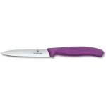 Нож кухонный Victorinox Swiss Classic (6.7705.C1) для овощей лезв.100мм прямая заточка пурпурный Нож кухонный Victorinox Swiss Classic (6.7705.C1) для овощей лезв.100мм прямая заточка пурпурный
