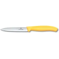 Нож кухонный Victorinox Swiss Classic (6.7708.C1) для овощей лезв.100мм прямая заточка желтый Нож кухонный Victorinox Swiss Classic (6.7708.C1) для овощей лезв.100мм прямая заточка желтый