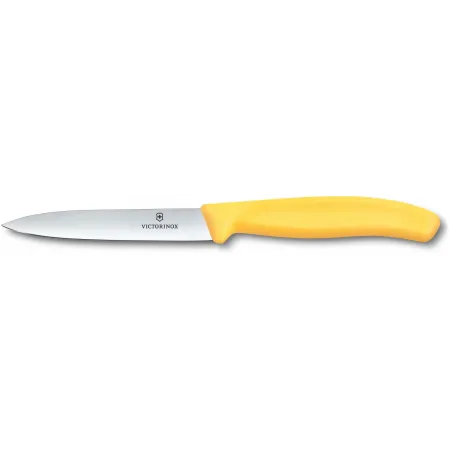 Нож кухонный Victorinox Swiss Classic (6.7708.C1) для овощей лезв.100мм прямая заточка желтый Нож кухонный Victorinox Swiss Classic (6.7708.C1) для овощей лезв.100мм прямая заточка желтый