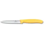 Нож кухонный Victorinox Swiss Classic (6.7738.C1) для чистки овощей и фруктов лезв.100мм прямая заточка желтый Нож кухонный Victorinox Swiss Classic (6.7738.C1) для чистки овощей и фруктов лезв.100мм прямая заточка желтый