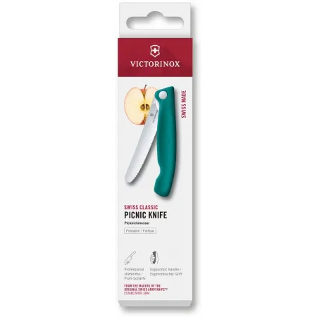 Нож кухонный Victorinox Swiss Classic 6.7834.FC1 стальной столовый лезв.110мм серрейт. заточка зеленый карт.коробка Нож кухонный Victorinox Swiss Classic 6.7834.FC1 стальной столовый лезв.110мм серрейт. заточка зеленый карт.коробка