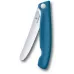 Нож кухонный Victorinox Swiss Classic 6.7832.FC1 стальной столовый лезв.110мм серрейт. заточка синий карт.коробка Нож кухонный Victorinox Swiss Classic 6.7832.FC1 стальной столовый лезв.110мм серрейт. заточка синий карт.коробка