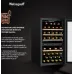 Винный шкаф Weissgauff WWC-49 DB DualZone 1-нокамерн. черный