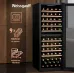 Винный шкаф Weissgauff WWC-77 DB DualZone 1-нокамерн. черный