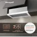 Вытяжка встраиваемая Weissgauff Tel 06 1M WE белый управление: кулисные переключатели (1 мотор)