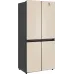 Холодильник Weissgauff WCD 450 BEG NoFrost Inverter 3-хкамерн. бежевый инвертер