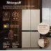 Холодильник Weissgauff WCD 450 BEG NoFrost Inverter 3-хкамерн. бежевый инвертер