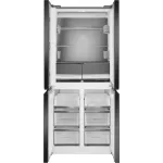Холодильник Weissgauff WCD 450 Bru Steel Glass NoFrost Inverter 3-хкамерн. сталь инвертер