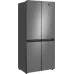 Холодильник Weissgauff WCD 450 Bru Steel Glass NoFrost Inverter 3-хкамерн. сталь инвертер