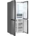 Холодильник Weissgauff WCD 450 Bru Steel Glass NoFrost Inverter 3-хкамерн. сталь инвертер