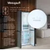 Холодильник Weissgauff WCD 450 Bru Steel Glass NoFrost Inverter 3-хкамерн. сталь инвертер
