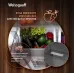Холодильник Weissgauff WCD 450 Bru Steel Glass NoFrost Inverter 3-хкамерн. сталь инвертер