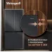 Холодильник Weissgauff WCD 450 Rock Glass NoFrost Inverter 3-хкамерн. графит темный инвертер
