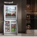 Холодильник Weissgauff WCD 450 Rock Glass NoFrost Inverter 3-хкамерн. графит темный инвертер