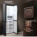 Холодильник Weissgauff WCD 450 Rock Glass NoFrost Inverter 3-хкамерн. графит темный инвертер