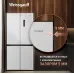 Холодильник Weissgauff WCD 450 W NoFrost Inverter 3-хкамерн. белый инвертер