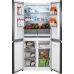 Холодильник Weissgauff WCD 450 White Rock Glass NoFrost Inverter 3-хкамерн. белый инвертер