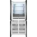 Холодильник Weissgauff WCD 450 White Rock Glass NoFrost Inverter 3-хкамерн. белый инвертер