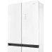 Холодильник Weissgauff WCD 450 White Rock Glass NoFrost Inverter 3-хкамерн. белый инвертер
