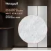 Холодильник Weissgauff WCD 450 White Rock Glass NoFrost Inverter 3-хкамерн. белый инвертер