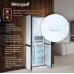 Холодильник Weissgauff WCD 450 White Rock Glass NoFrost Inverter 3-хкамерн. белый инвертер