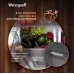 Холодильник Weissgauff WCD 450 White Rock Glass NoFrost Inverter 3-хкамерн. белый инвертер