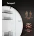 Холодильник Weissgauff WRK 185 Total NoFrost Inverter Black 2-хкамерн. черный инвертер