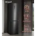 Холодильник Weissgauff WRK 185 Total NoFrost Inverter Black 2-хкамерн. черный инвертер