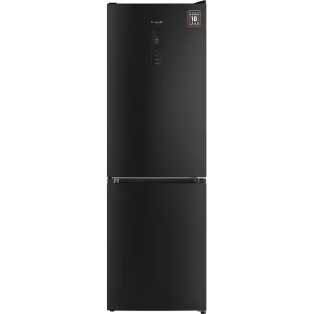 Холодильник Weissgauff WRK 185 Total NoFrost Inverter Black Inox 2-хкамерн. черная сталь инвертер