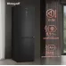 Холодильник Weissgauff WRK 185 Total NoFrost Inverter Black Inox 2-хкамерн. черная сталь инвертер