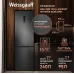 Холодильник Weissgauff WRK 2000 Total NoFrost Inverter Dark Grey 2-хкамерн. темно-серый инвертер