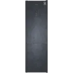 Холодильник Weissgauff WRK 2000 Total NoFrost Inverter Rock Glass 2-хкамерн. графит инвертер