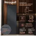 Холодильник Weissgauff WRK 2000 Total NoFrost Inverter Rock Glass 2-хкамерн. графит инвертер