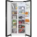 Холодильник Weissgauff WSBS 500 Inverter NoFrost Black 2-хкамерн. черный стекло инвертер