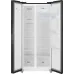 Холодильник Weissgauff WSBS 500 Inverter NoFrost Black 2-хкамерн. черный стекло инвертер