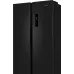 Холодильник Weissgauff WSBS 500 Inverter NoFrost Black 2-хкамерн. черный стекло инвертер