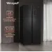 Холодильник Weissgauff WSBS 500 Inverter NoFrost Black 2-хкамерн. черный стекло инвертер