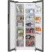 Холодильник Weissgauff WSBS 500 Inverter NoFrost Dark Grey 2-хкамерн. серый стекло инвертер